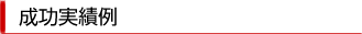成功実績例